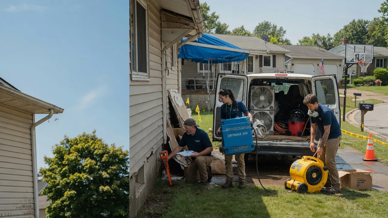 Ceiling Leak Cleanup in Fowlerton, IN near me