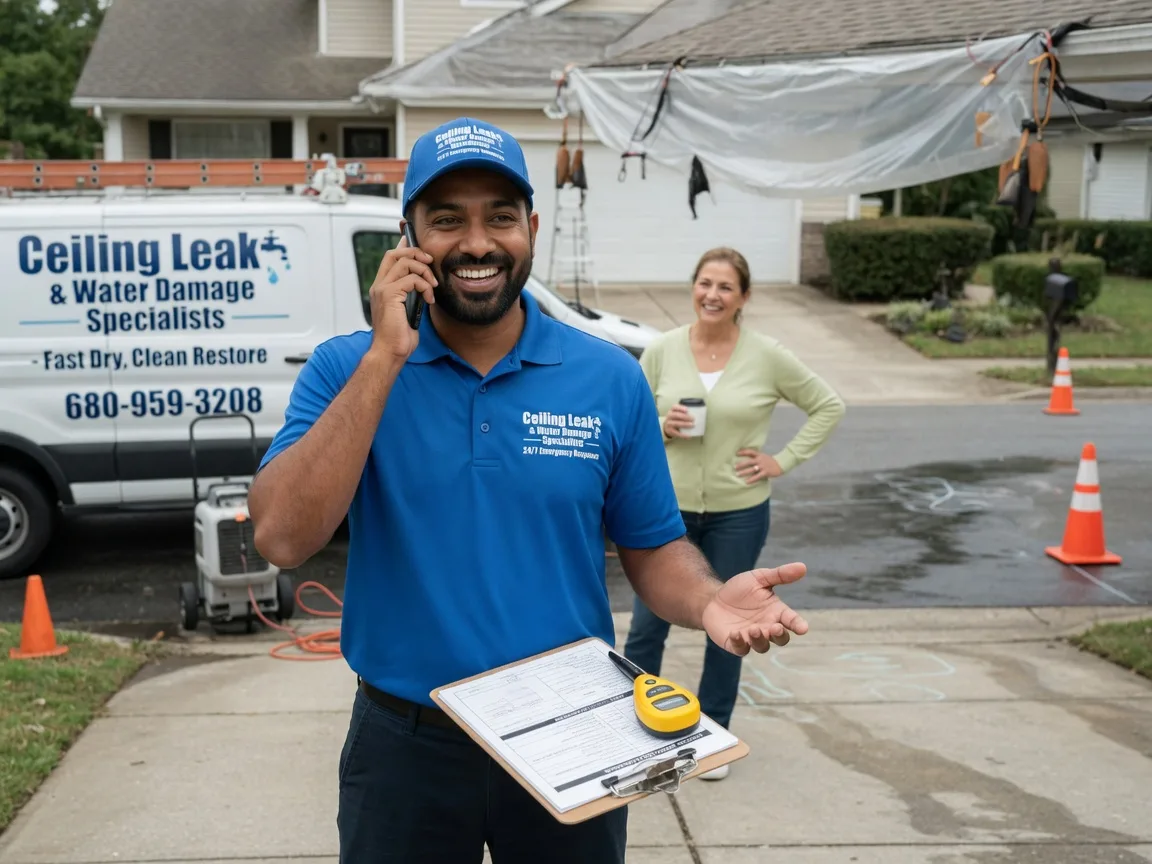 Ceiling Leak Cleanup Fowlerton, IN FAQs